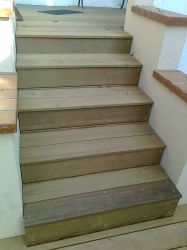 Création d'escaliers en ipe à Marseille