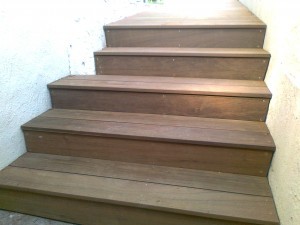 Création d'escaliers en ipe à Marseille