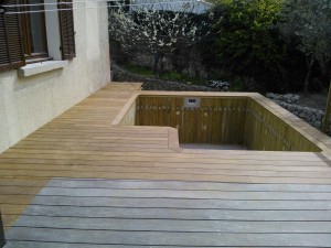 extension de terrasses à plusieurs années d'intervalle