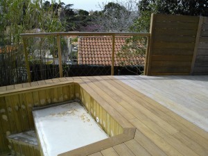 extension de terrasses à plusieurs années d'intervalle