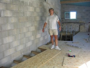 On reviendra cet hiver pour la pose du parquet quand l'electricité isolation et peinture sera terminée